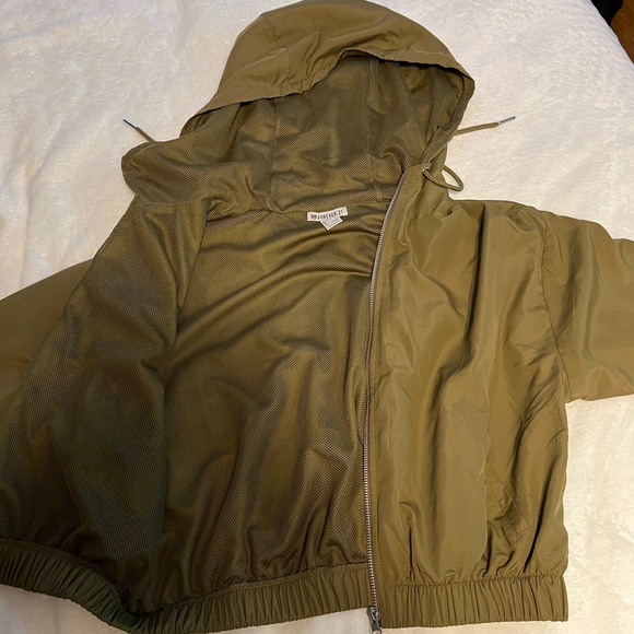 Green jacket from forever 21, size medium - Picture 3 of 4